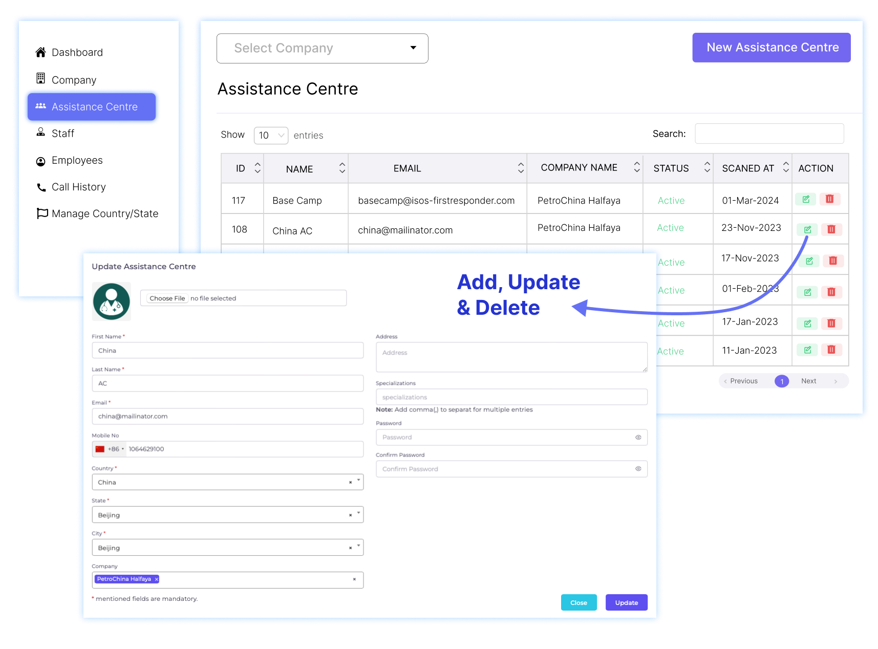 Onboard Multiple Users for Each Role