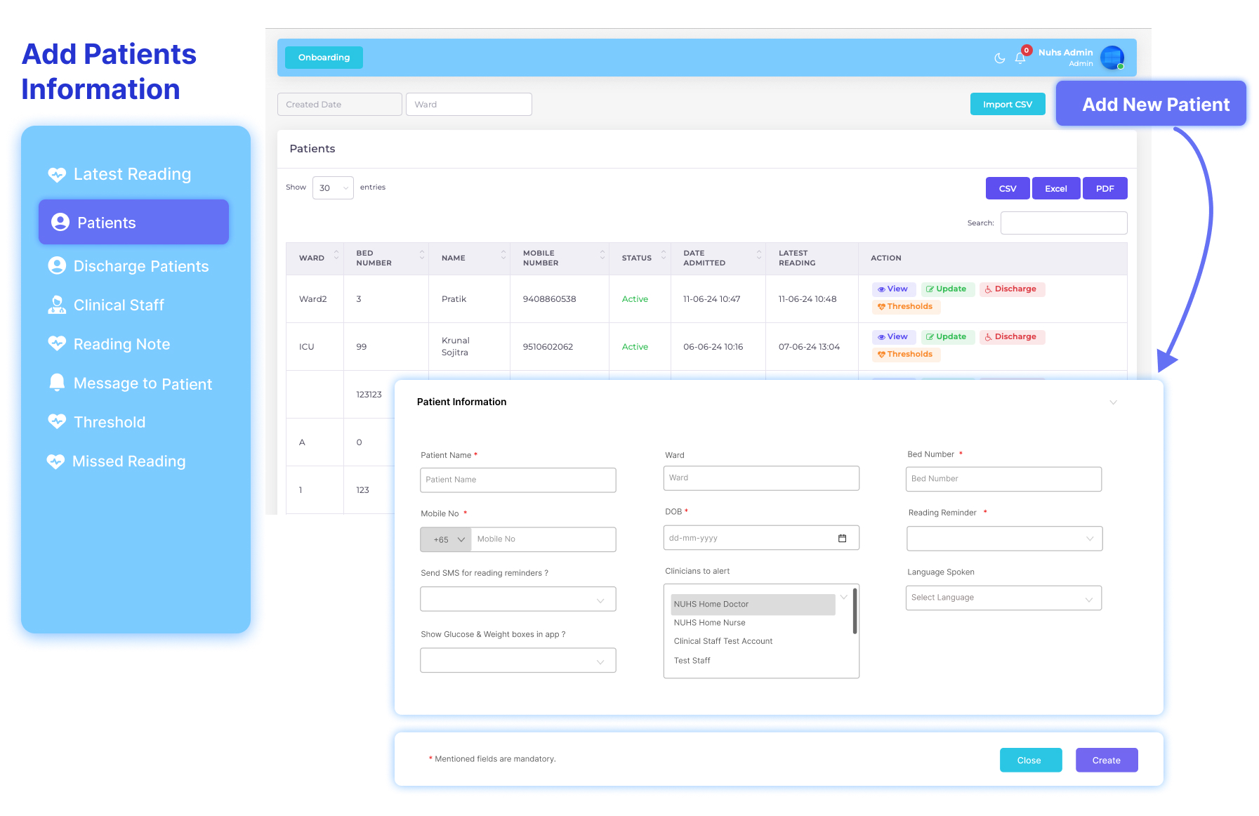 Patient Data Visualization